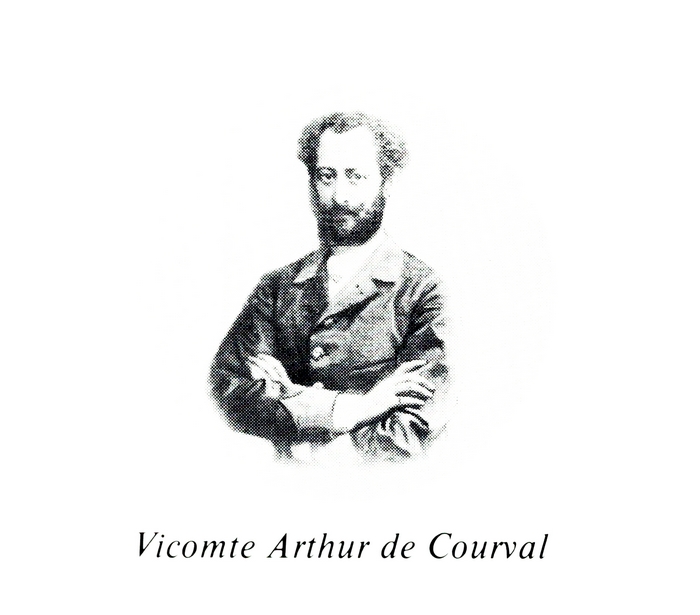 Vicomte Arthur de Courval - Tiré de l'ouvrage Deux Siècles de Vènerie à travers la France - H. Tremblot de la Croix et B. Tollu (1988)